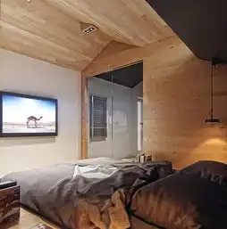 质朴简洁迷你公寓37㎡loft挑高户层