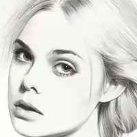 铅笔画简约素描手机壁纸头像