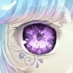 十二星座专属的二次元星空眼,摩羯座梦幻紫,狮子座是恶魔之眼