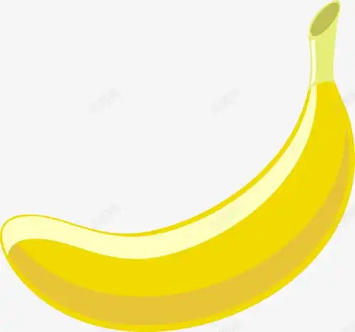 手绘香蕉页面网页平面电商创意素材卡通香蕉素材