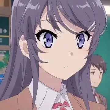 樱岛麻衣学姐动漫头像来了
