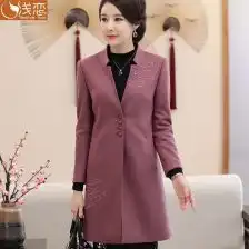 欧美风格毛呢大衣四十岁女装