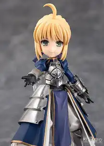 fatestaynightsaber可动手办表情充满萌点