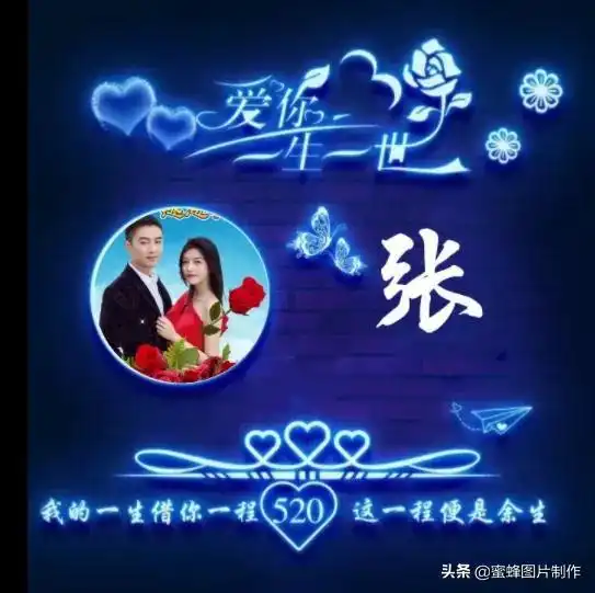 新款姓氏微信头像,只为遇见你