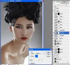 photoshop人像照片处理增强质感精确美化