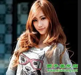 上窄下宽女生脸型发型设计侧梳头发很迷人