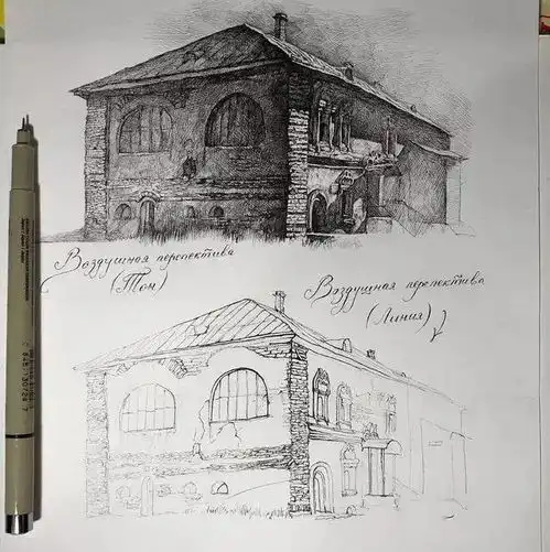 硬核建筑素描手绘这种欧式建筑真的复杂画技和耐心缺一不可
