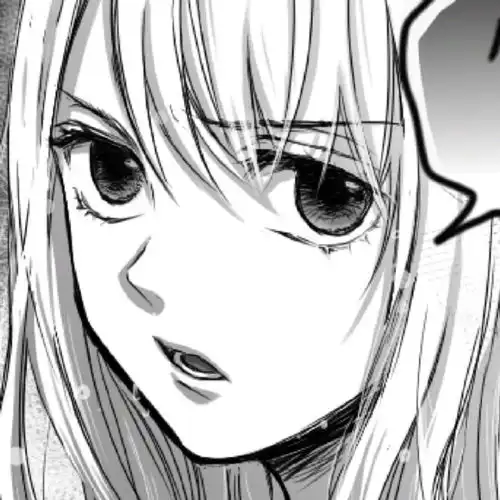 可盐可甜的黑白漫画风女头