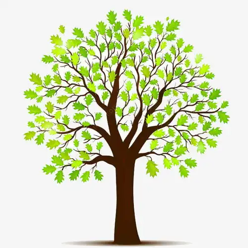 卡通手绘樱桃树免抠png素材新图网ixintu.com免抠素材