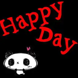 谁能帮我做happyday的字样作为炫舞舞团自定义图片用的