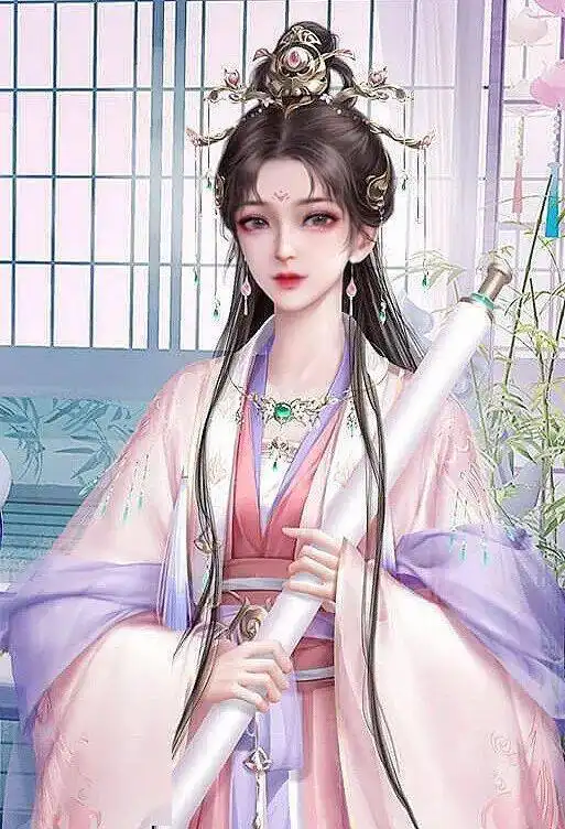 古风绝美女生壁纸清风以北过南巷,南巷清风引人归