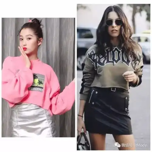 卫衣半裙早秋最火混搭套路,时髦又有女人味