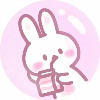 兔兔头像超可爱萌萌哒好看的兔子头像图片
