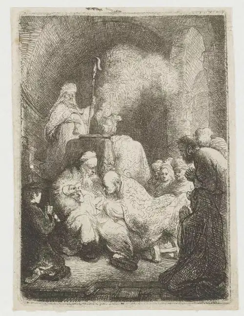 绘画大师伦勃朗,素描版画作品集