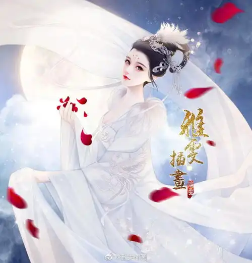 超仙的白衣古风小姐姐