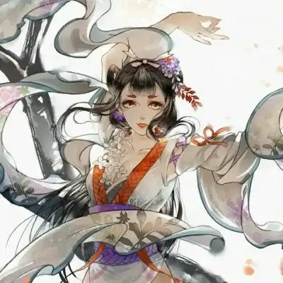 唐崎夜雨唯美古风插画美人群像