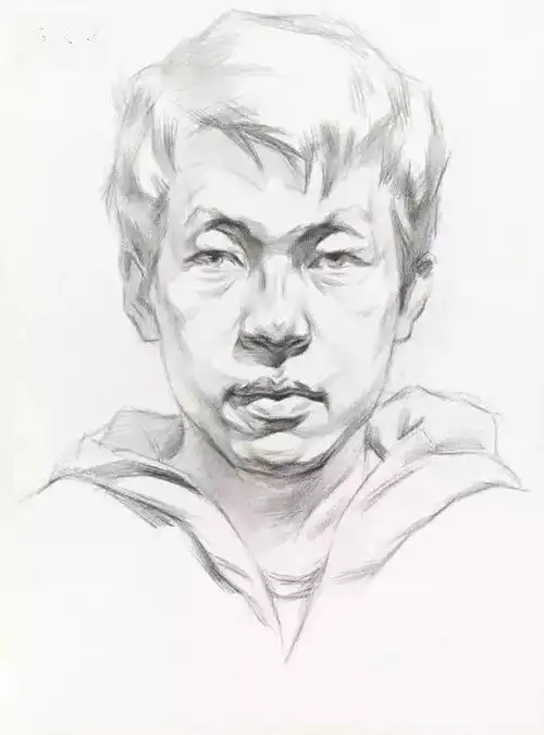 艺考素描基础篇素描头像的结构画法,简单易学