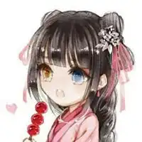 吃糖葫芦女孩动漫头像可爱微信头像图片大全