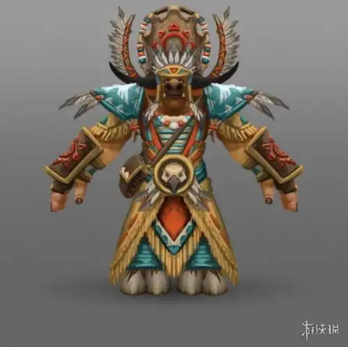 画师绘制魔兽世界种族主题职业套装毫无违和感