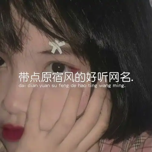原宿风网名小众文案故事的开始已经注定了结局
