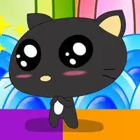 黑猫qq头像冰淇淋