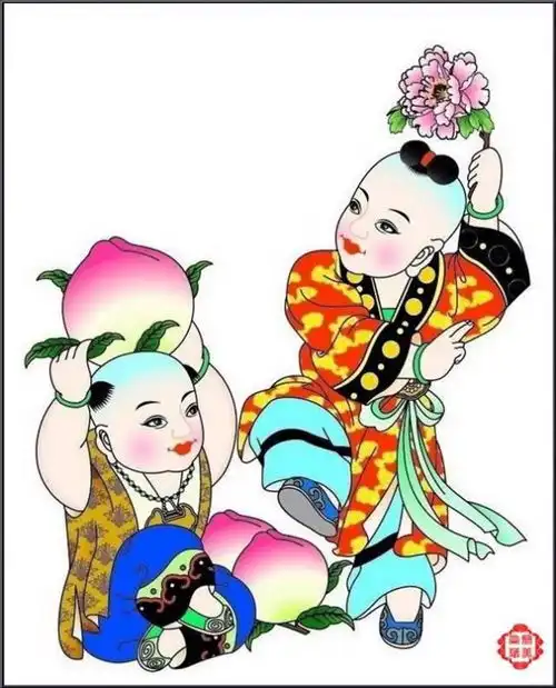 百子图萌萌哒