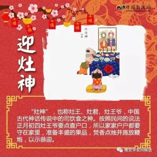 正月初四福临门祝春节快乐,万事如意