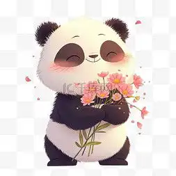 熊猫卡通3d图片熊猫卡通3d图片素材免费下载千库网