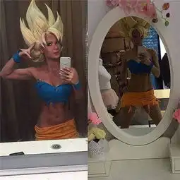 美女cos龙珠孙悟空爆乳竟毫无违和