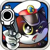 蓝色背景黑猫警长头像微信头像图片大全