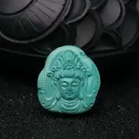 绿松石观音头像图片大全