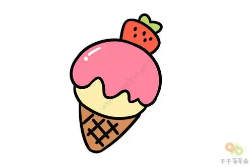 冰淇淋简笔画图片大全冰淇淋简笔画