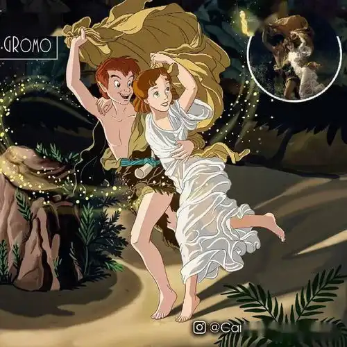 太好看了叭迪士尼的画风,演绎经典名画