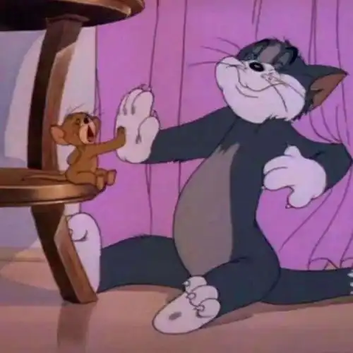 情头猫和老鼠汤姆杰瑞动漫卡通情侣头像系列