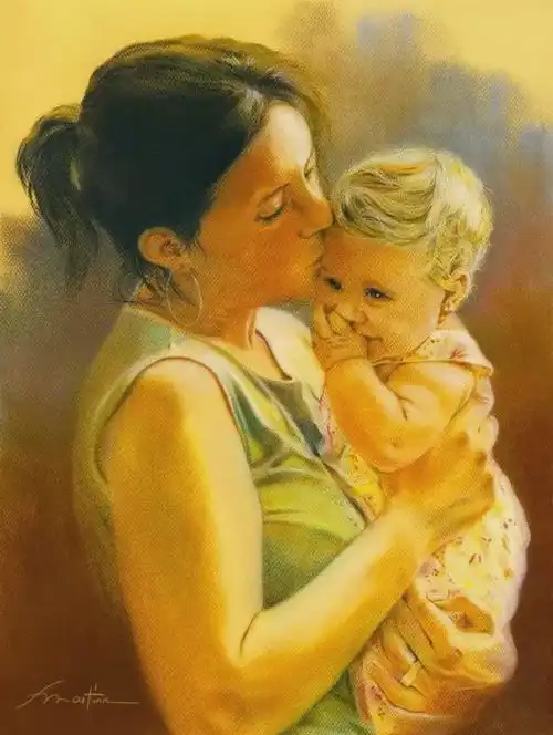 西班牙画家福斯蒂诺马丁的作品,充满阳光的气息