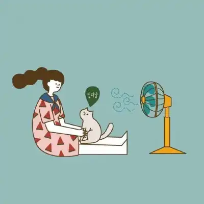 女孩日常插画背景图你若爱,生活微信头像我要个性网