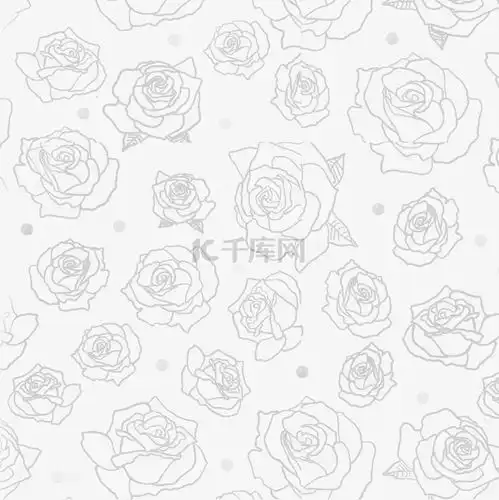 素描玫瑰花纹素材图片免费下载千库网