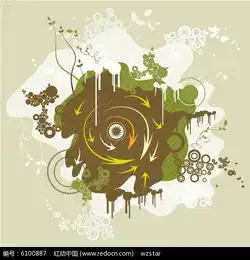 精美同心圆环箭头矢量元素eps素材免费下载红动网