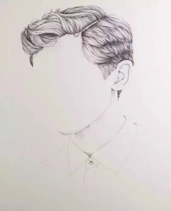 素描头像画好头发很难学会处理是关键