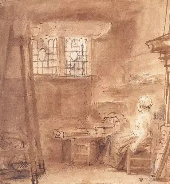 原来大师的素描作品是这样的画滴