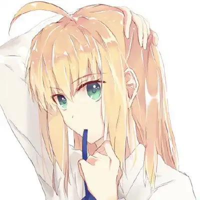 saber头像高清图片吾王saber帅气头像