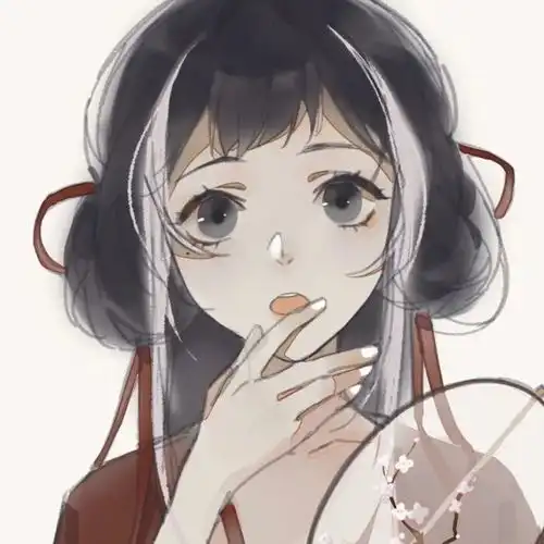 夜深忽梦少年事,唯梦闲人不梦君动漫古风女生头像