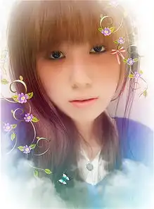 photoshop给室内美女自拍头像照片美化修饰教程图文