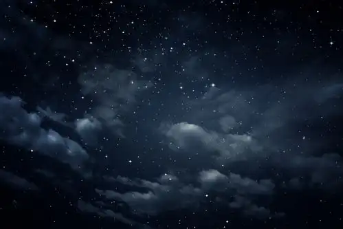 黑夜梦幻闪烁星空银河摄影图片摄影图