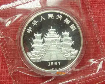 97年妈祖图1盎司银币含证书