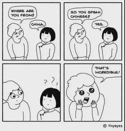 火遍全球的漫画之外国人眼中的中国人,超有爱
