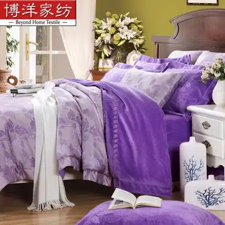 博洋家纺床上用品套件超厚拉舍尔保暖床单四件套西西里适用1.8米床
