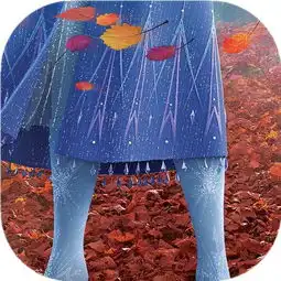 冰雪奇缘2公主服太美了你们姐妹俩在一起吧