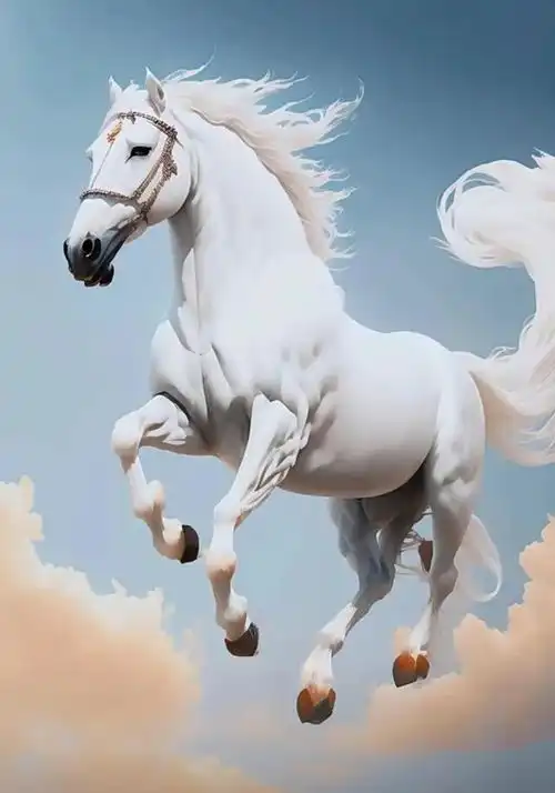 见骏马,接好运,此后立马翻身,一马当先财源到,马到成功事业耀
