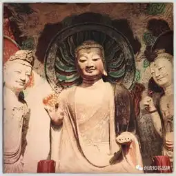 中国西北天水,麦积山石窟,东方微笑世界文化遗产